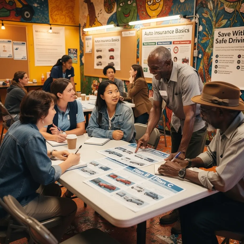 Obrazek przedstawiający porównawczą tabelę planów ubezpieczeniowych dla lokalnych kierowców.