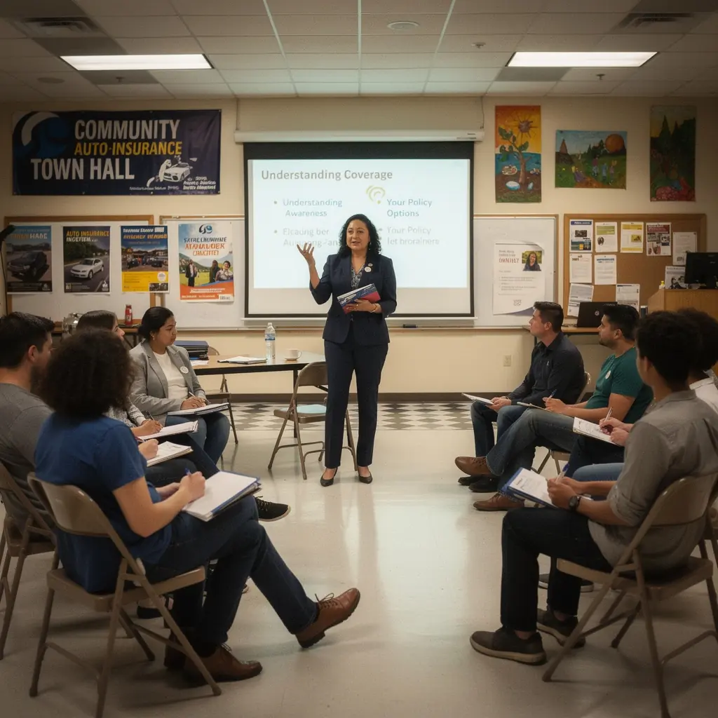 Zrzut ekranu z interaktywnym narzędziem do analizy ubezpieczeń samochodowych.
