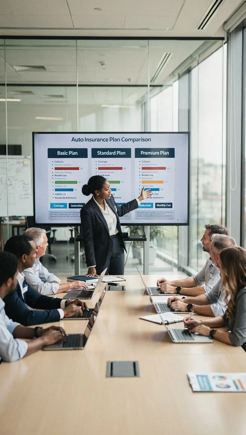 Przykładowe pojazdy ilustrujące różne opcje ubezpieczenia dla kierowców.